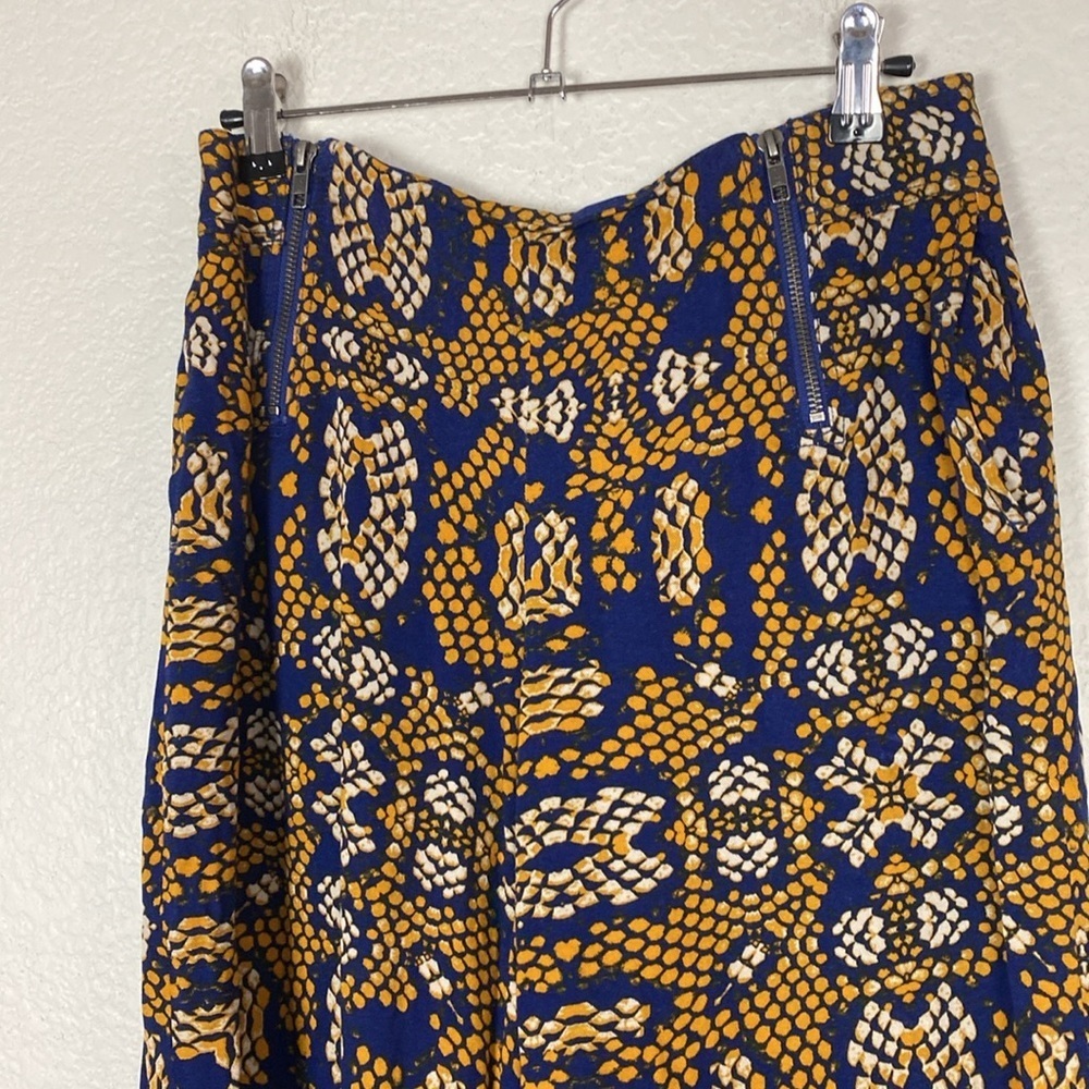Anthropologie printed cropped wide leg pants - Picture 3 of 6